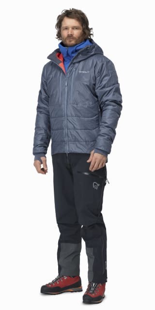 Norrøna trollveggen Primaloft100 Zip Hood til herre Norrøna® Norrøna trollveggen – robuste produkter til fjellklatring